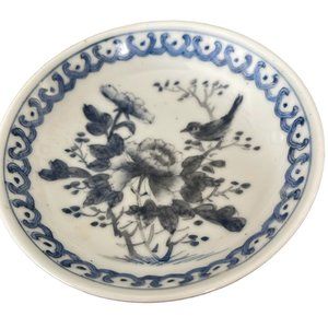 antique china blue + white porcelain bowl